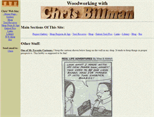 Tablet Screenshot of chrisbillman.com